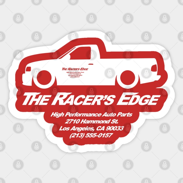 The Racer's Edge Classic V1 Sticker by TonieTee